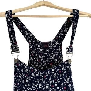 Imaginary Voyage Overalls Floral Navy Women's Size Small